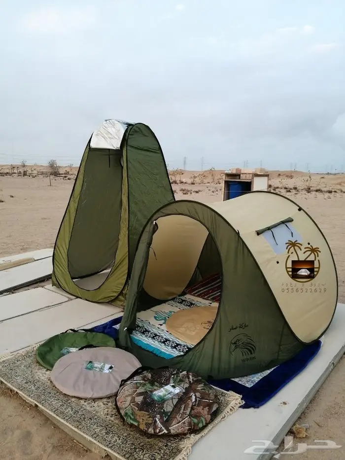 خيمة مبيت _ناموسيات _ حمام للرحلات 7