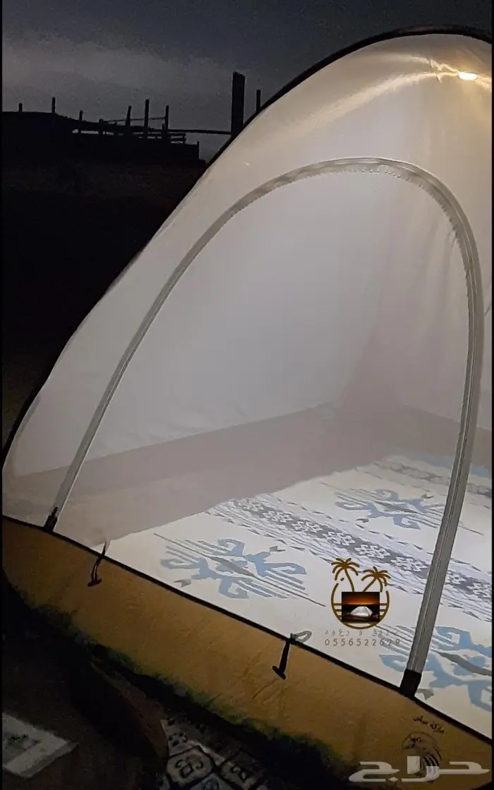 خيمة مبيت _ ناموسيات _ حمام للرحلات 23