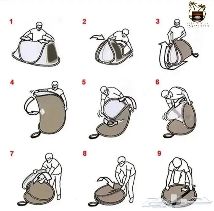 خيمة مبيت _ ناموسيات _ حمام لرحلات 11