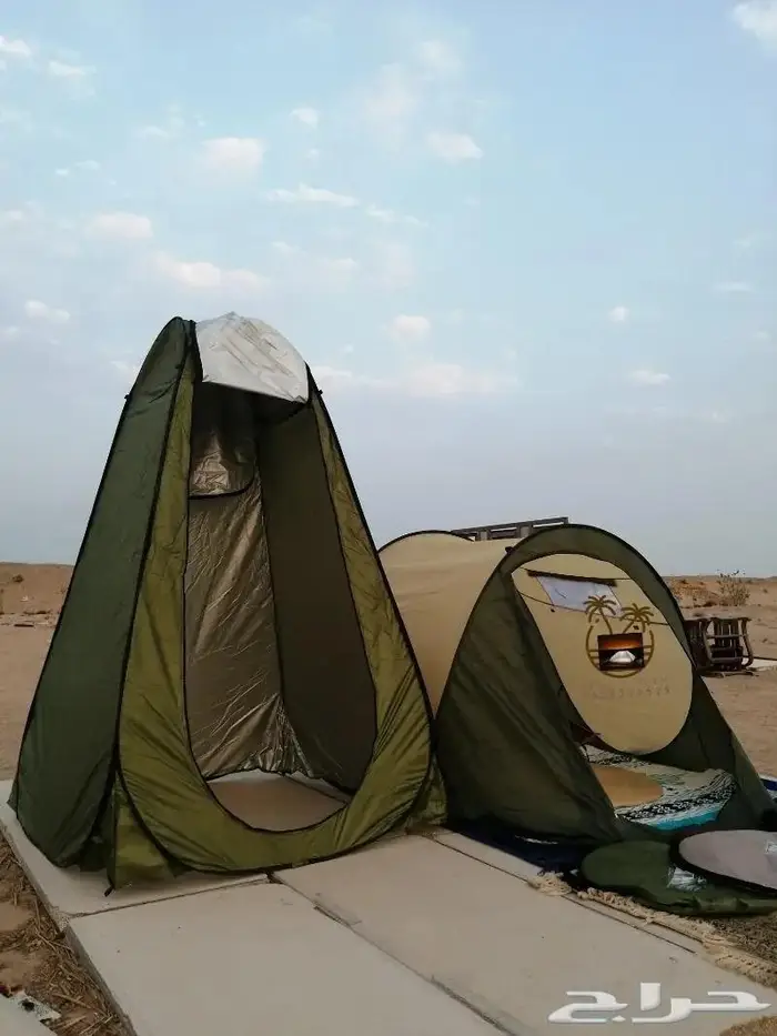 خيمة مبيت _ ناموسيات _ حمام لرحلات 4