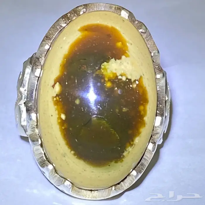 خاتم عقيق يماني مصور نادر وواضح الصوره 0