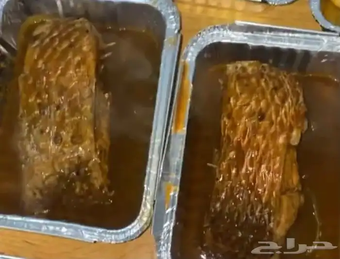 صيادية ينبعاوية مطبوخة بالسمك - مطفي مطبوخ بالسمك- كفتة سمك 4