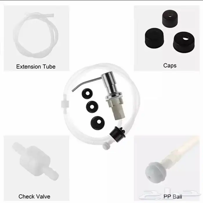 موزع سائل الصابون للمغاسل والمطبخ 4