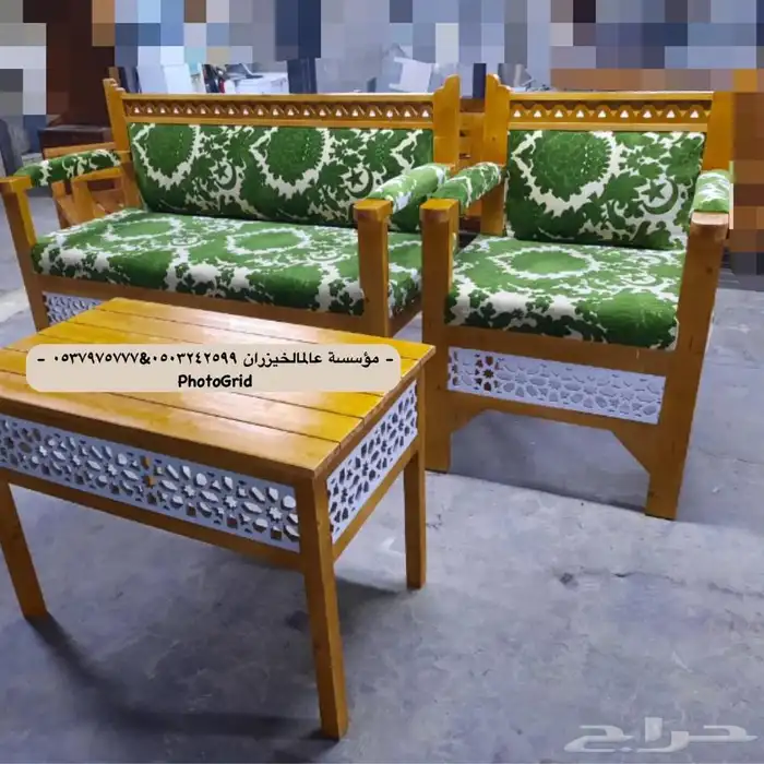 كراسي شعبيه وتراثيه وجلسات كفي وحدائق وكوفي 15