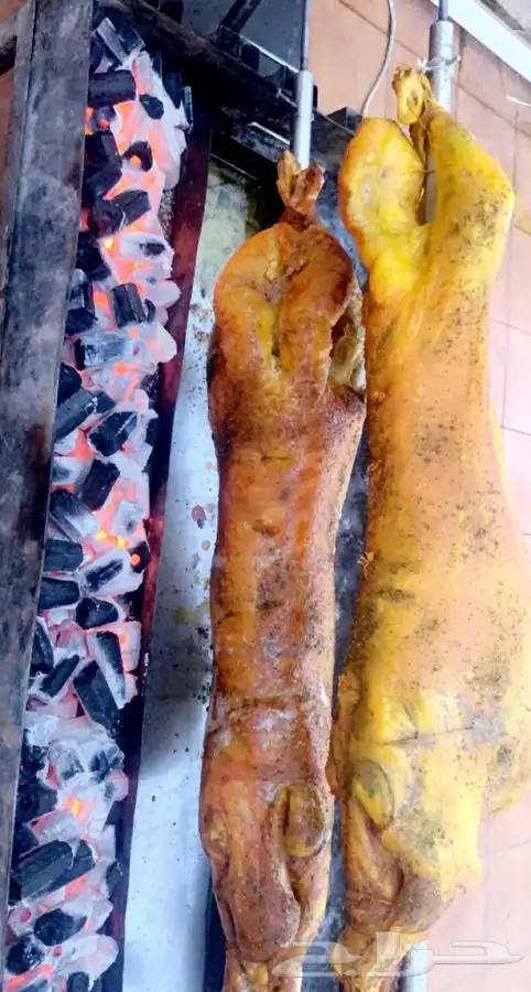 شوي الخروف علي السيخ بموقعك 6