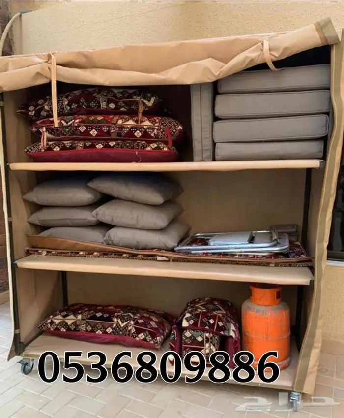 لبيع دواليب العزبه او مستودع الحوش المتنقل 13