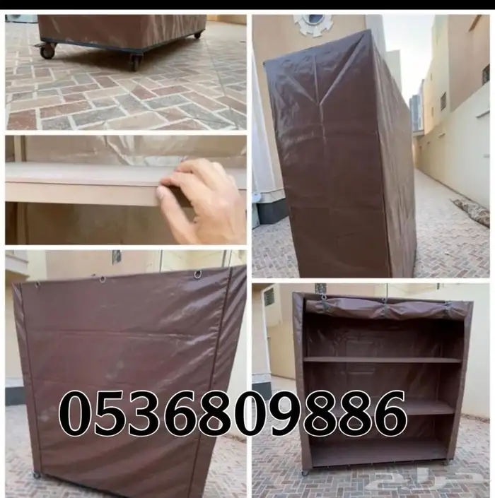 لبيع دواليب العزبه او مستودع الحوش المتنقل 17