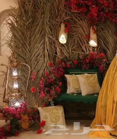 سعف جريد عريش عسيب نخل مخيمات 1