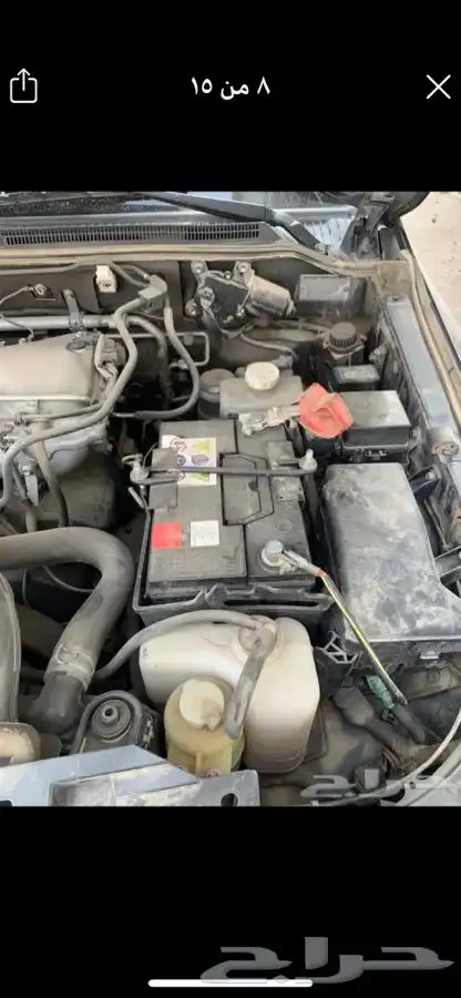 قطع غيار ميتسوبيشي باجيرو مصدوم. قطع غيار تشليح فقط 10