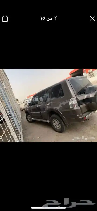 قطع غيار ميتسوبيشي باجيرو مصدوم. قطع غيار تشليح فقط 8