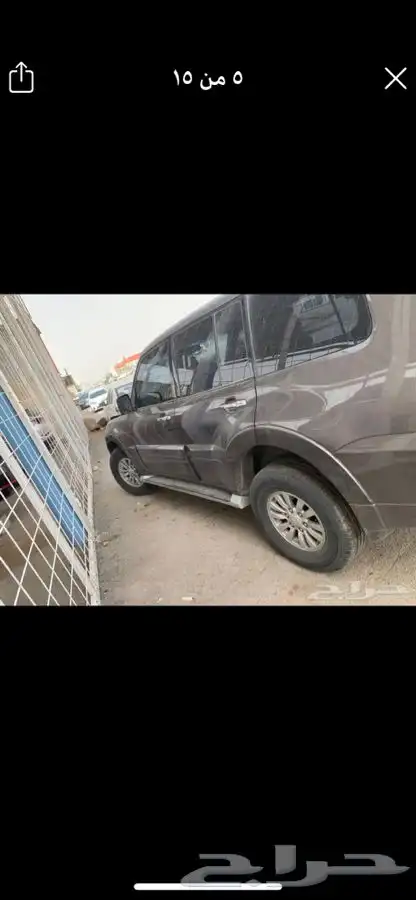 قطع غيار ميتسوبيشي باجيرو مصدوم. قطع غيار تشليح فقط 6