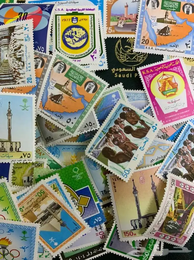 طوابع سعودية قديمة مجموعة 3 0
