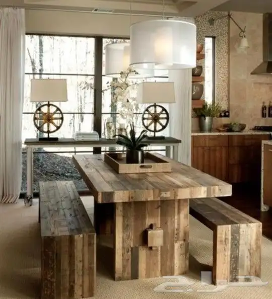 رقم (3 ) كراسي من خشب الطبليات كلاسيك جديد 9