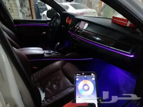 تركيب لد 64 لون على سيارة BMW X6 3