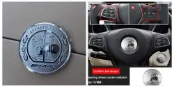 يد ريش المكيف واكسسوارت مرسيدس جميع الفئات 57