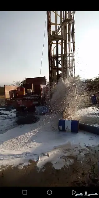 كشف مياه آبارارتوازيه باحة مخواة تهامة ناوان  17