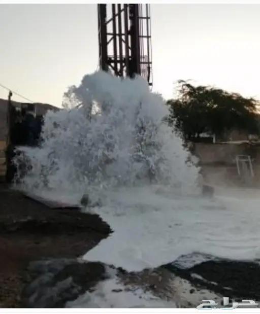 كشف مياه آبارارتوازيه باحة مخواة تهامة ناوان  12