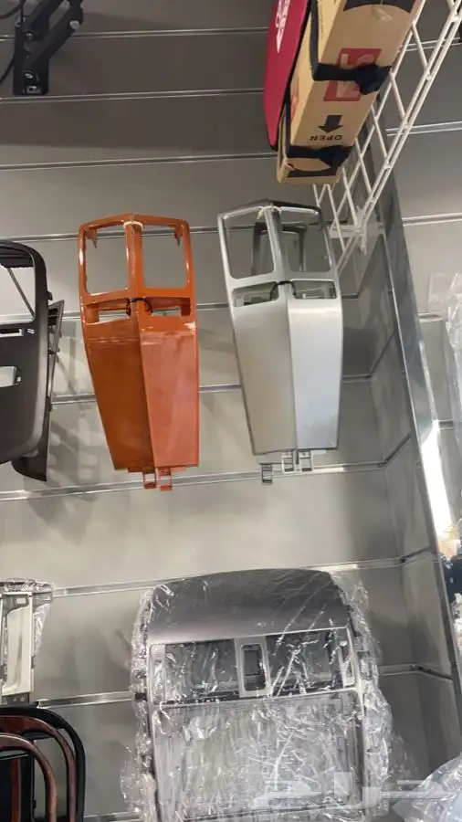 ديكور مكيف جيب برادو 2003 الى 2009 فضي  وخشبي 4