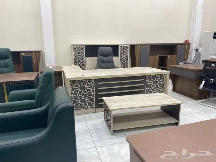 اطقم مكاتب كبيرة فخمة إدارية مع الكراسي 20
