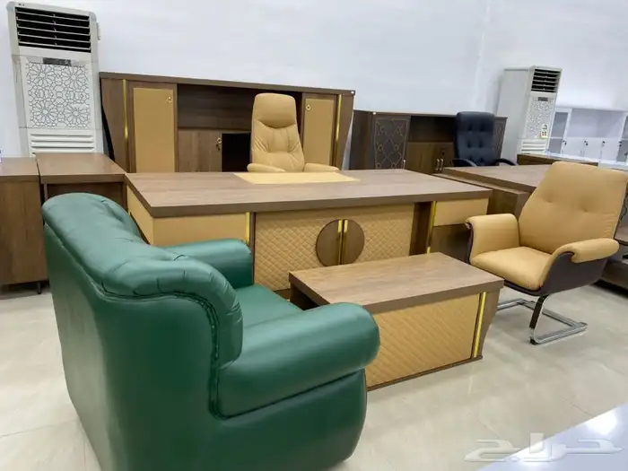 اطقم مكاتب كبيرة فخمة إدارية مع الكراسي 95
