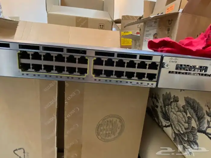 سويتش سيسكو سيرفرات وحفظ بيانات راوتر Cisco مقسمات 26