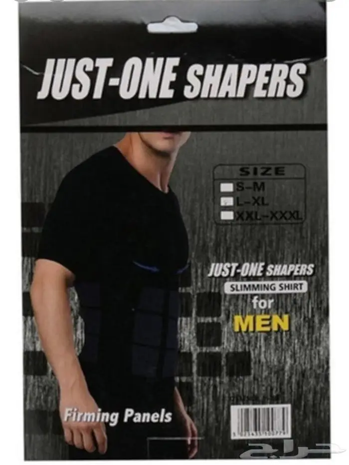 مشدات جسم علاقي ونص كم يساعد في التنحيف أسود و أبيض 2