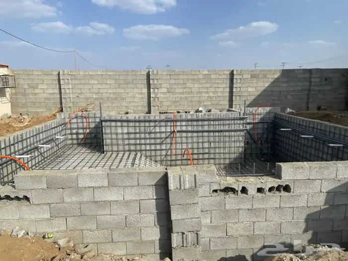 تاسيس مسابح خرسانيه 1