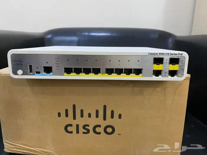 سويتش cisco سيسكو وكيابل HDM وكيابل فايبر وملحقات سيسكو 23