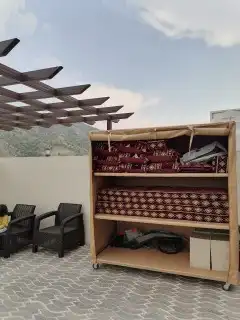 جلسة خارجية حديقة وبرية ومدات ورفوف تخزين 4