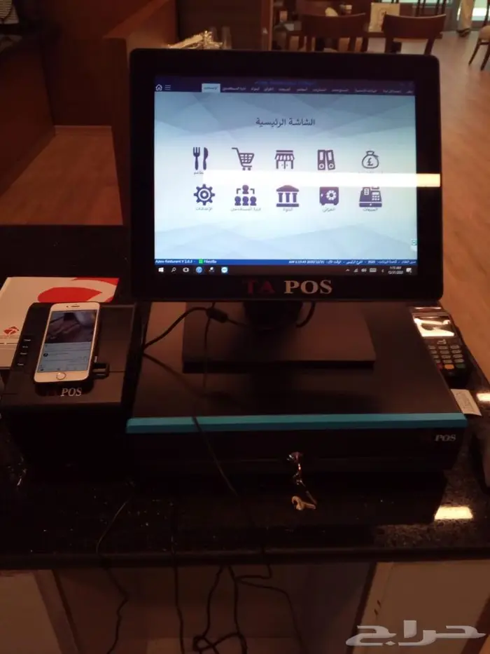 كاشير تموينات بقالة كاشير مطعم اسواق قرطاسية 5