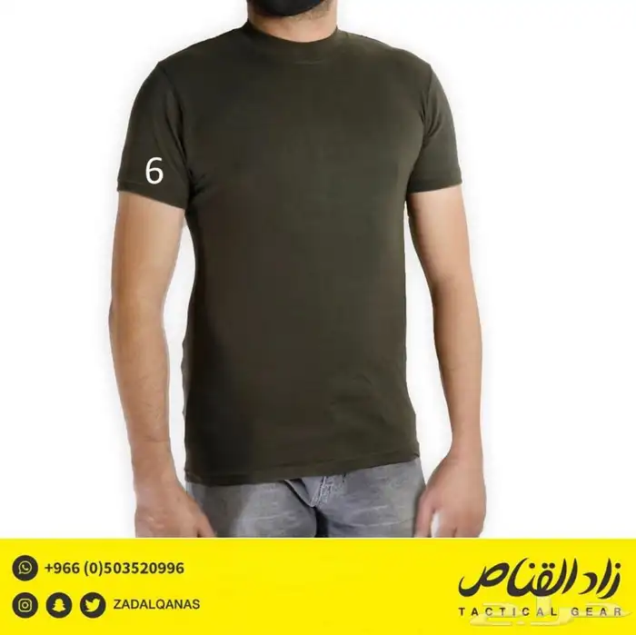 فنيلة داخلية من القطن الفاخر ( مناسبة للعسكريين ) 6