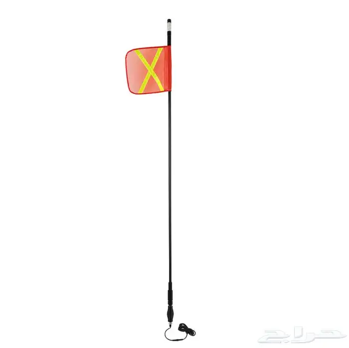 انتل اريل انتن لسيارات والدبابات والبقيات طويل بنور وعلم 0