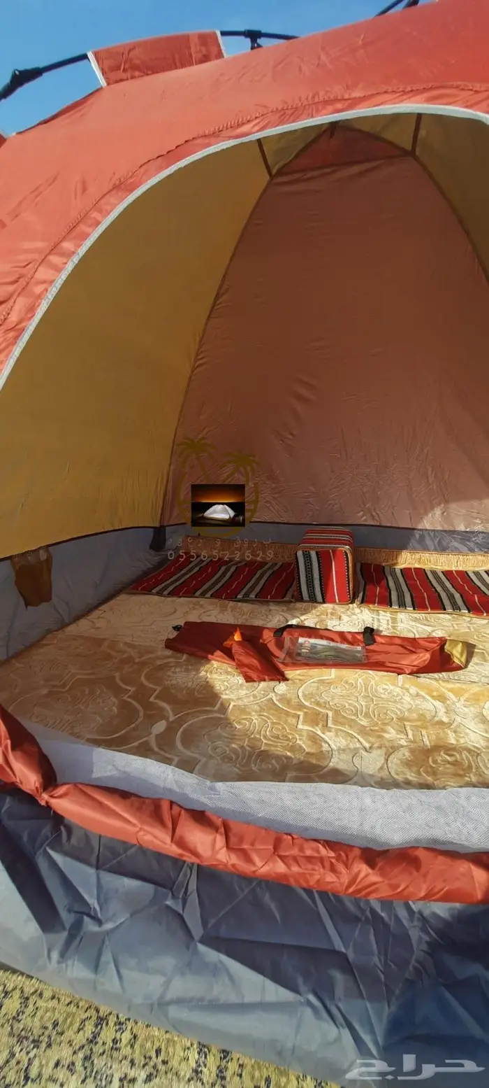 خيمة مبيت _ ناموسيات _ حمام للرحلات 9