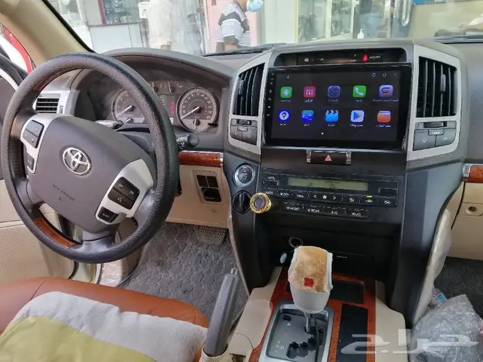 شاشه جيب لاندكروزر GXR ازرار تحكم دركسون 2008الئ2015 1