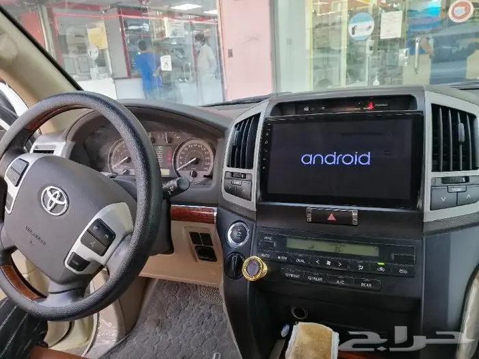 شاشه جيب لاندكروزر GXR ازرار تحكم دركسون 2008الئ2015 3