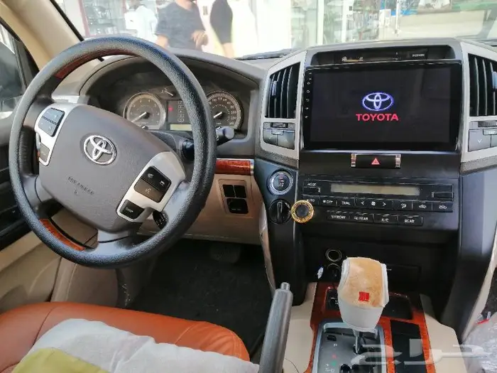 شاشه جيب لاندكروزر GXR ازرار تحكم دركسون 2008الئ2015 2