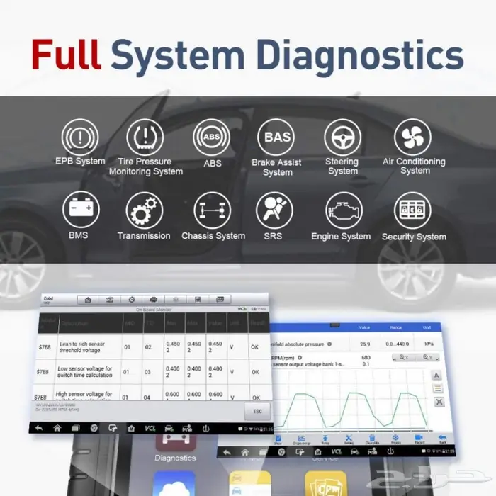 جهاز فحص السيارات Autel MaxiPRO MP808TS 2