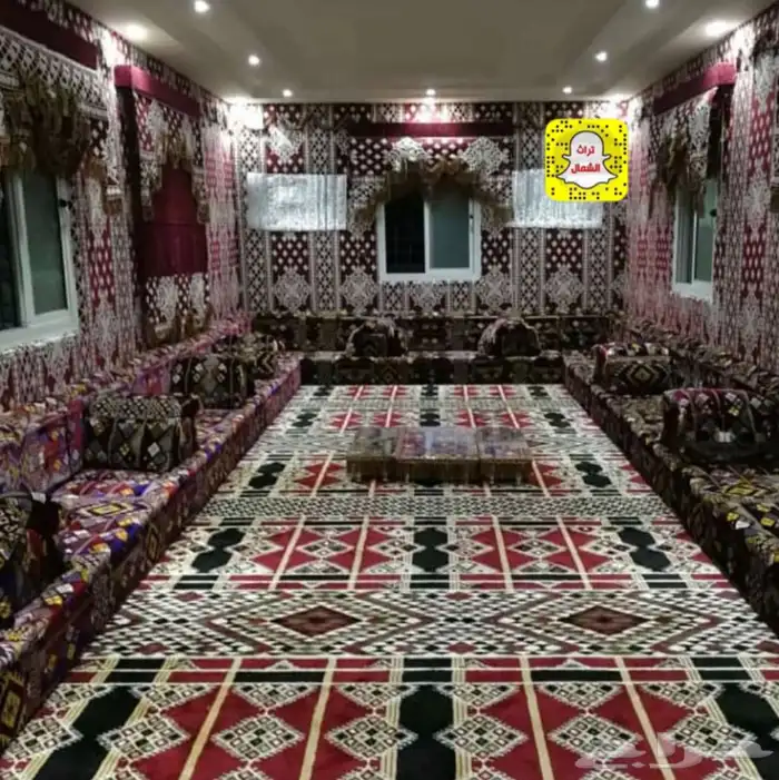 بيوت شعر - مشب نار - مجلس عربي - قرميد - شواية - بيت شعر 26