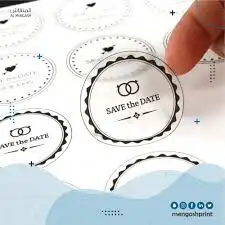 للدعاية والاعلان لطباعة الاستكر الدائري والعادي 30