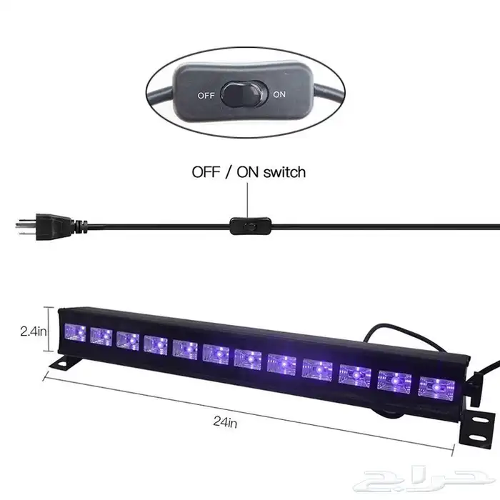 عرض خاص كشاف بلاك لايت 18 عدسة ب 299 ريال 1