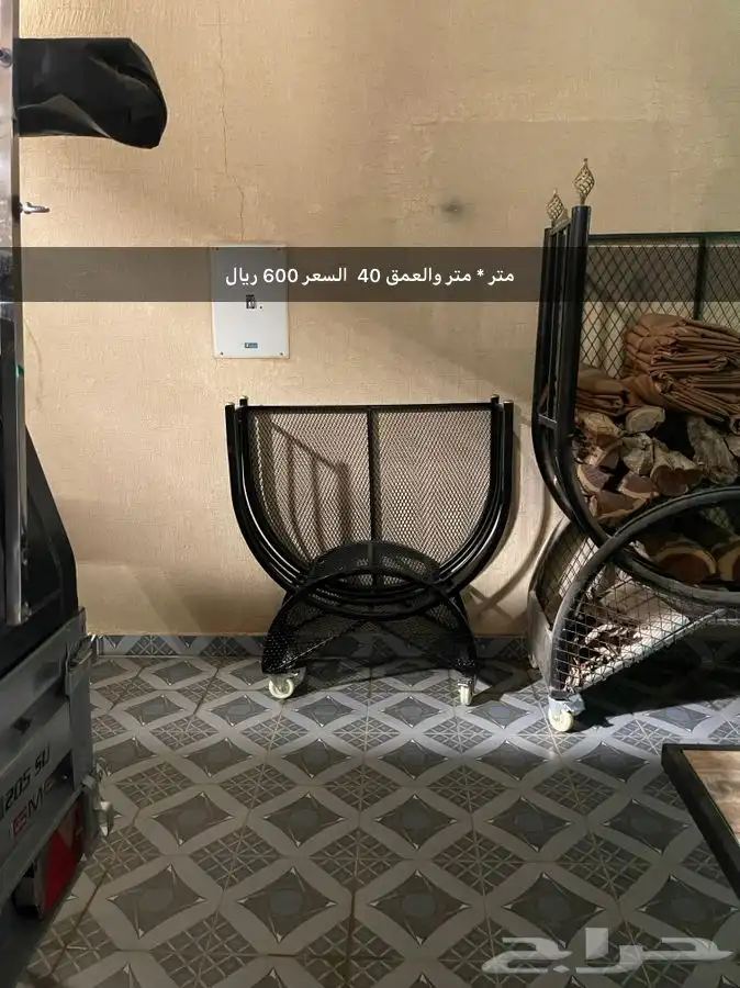 حامل حطب او استاند للقصور والفلل الفخمه مشبات 42
