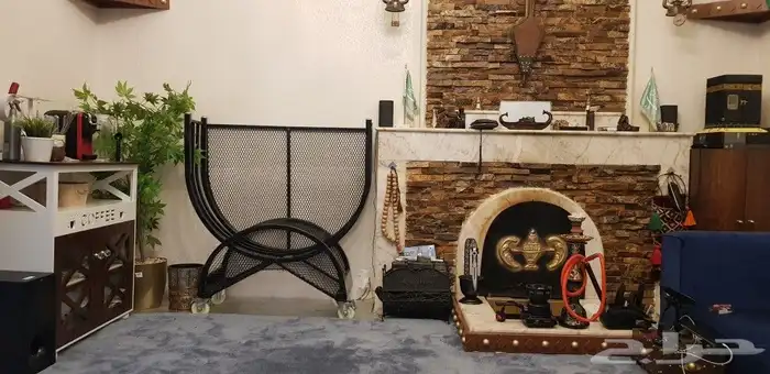 حامل حطب او استاند للقصور والفلل الفخمه مشبات 48