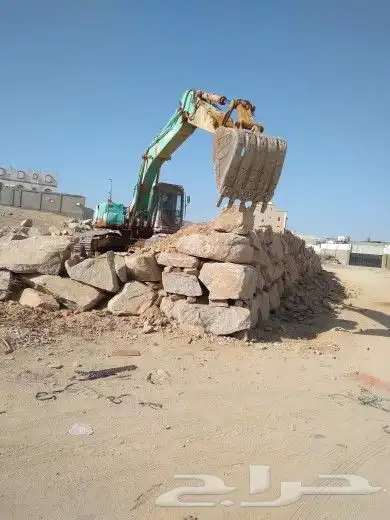 بوكلين معلم حجر وتخريم صخور 4