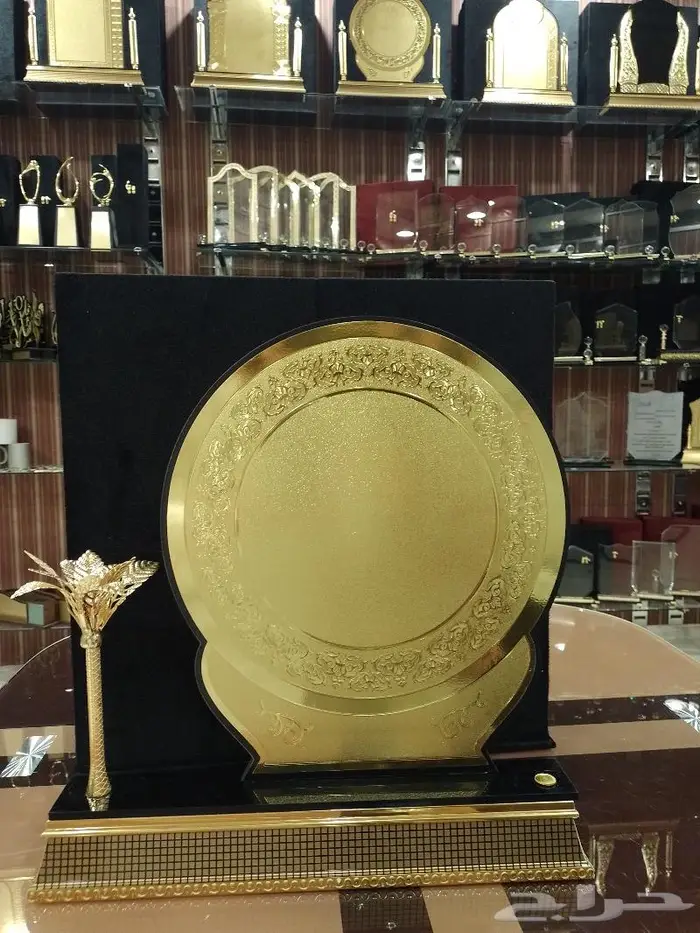 دروع اكريليلك حجم كبير بعلبه قطيفة 7