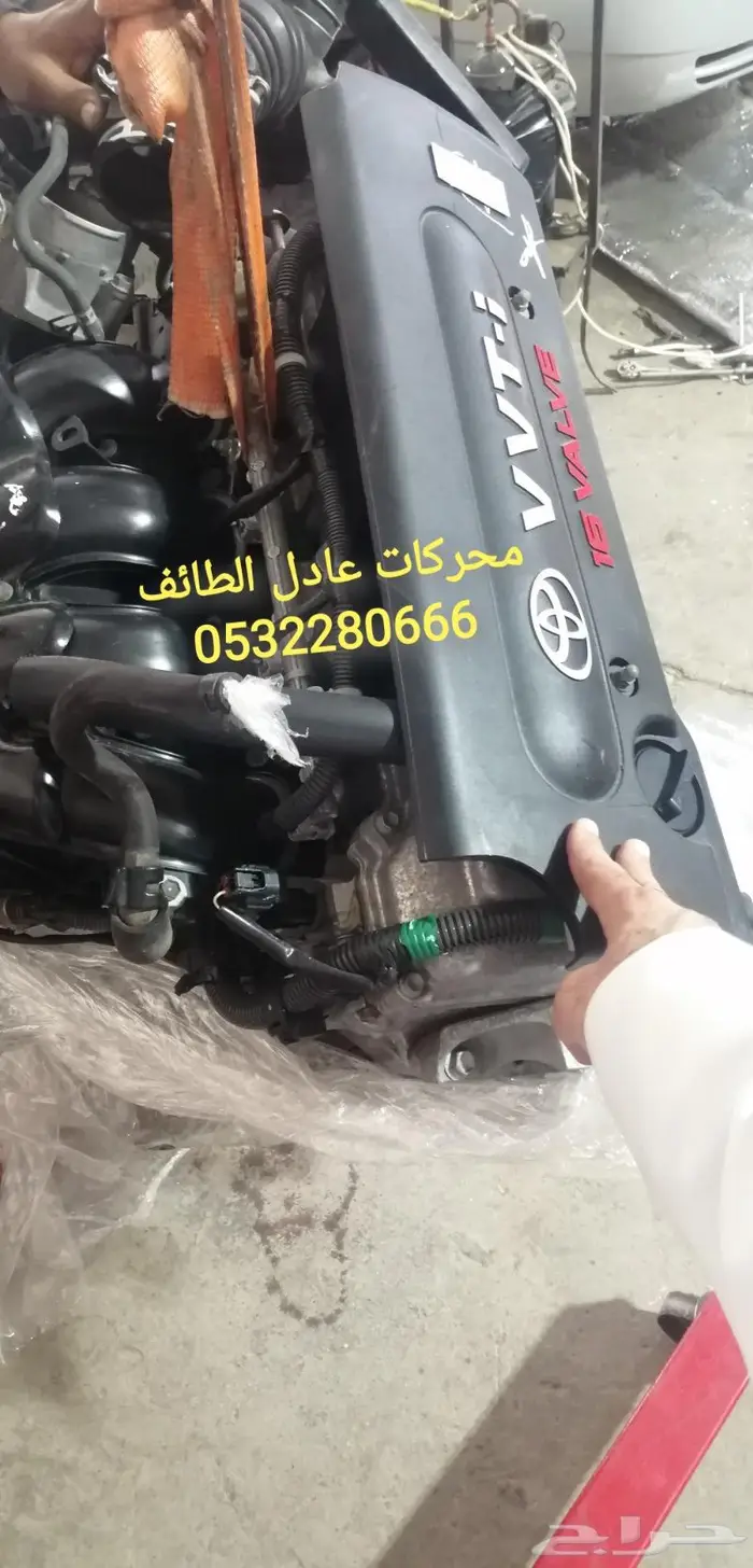مكينة تويوتا يارس وكامري شد بلد شبه جديدة 11