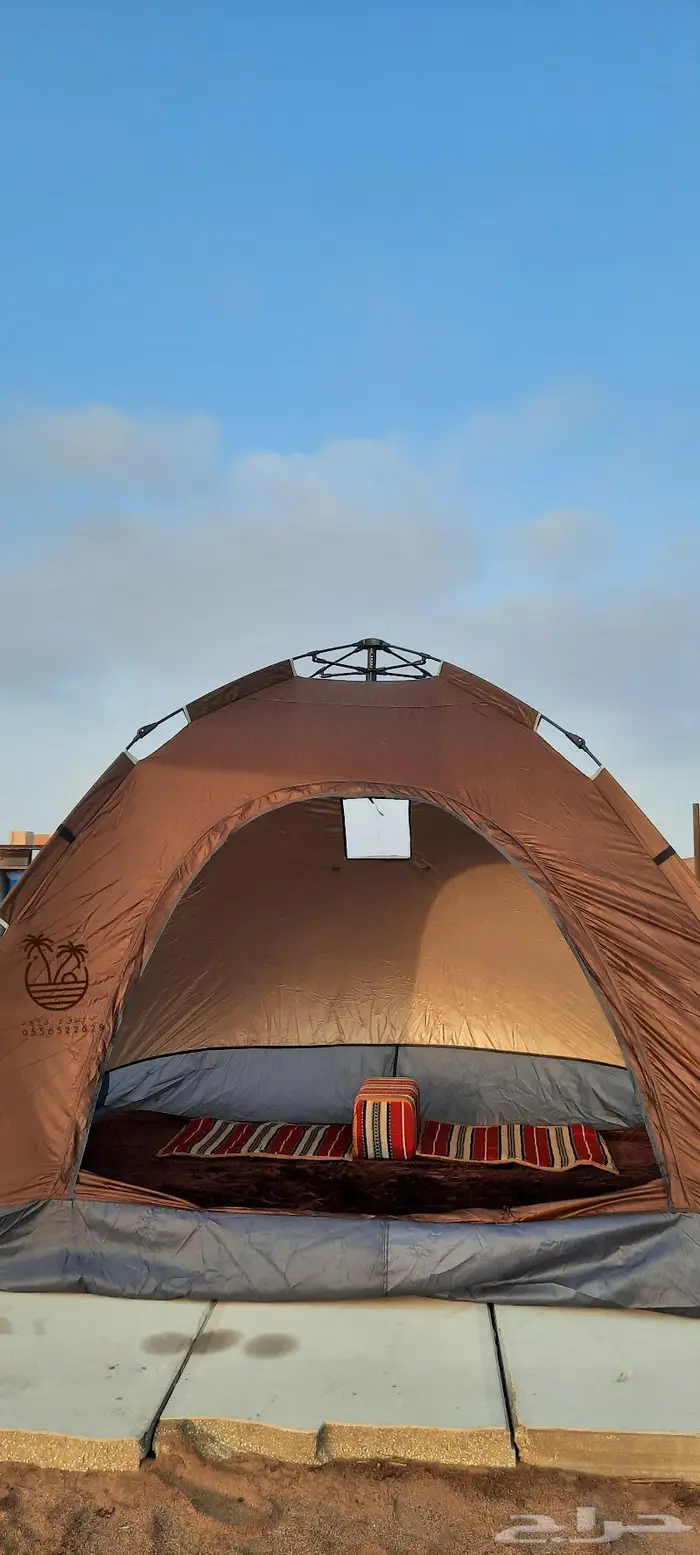 خيام عائليه و مبيت _ ناموسيات _ حمام للرحلات 1