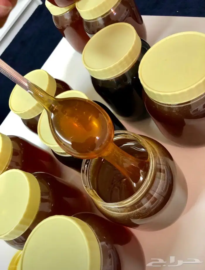 عسل السدره الجبلي وطلحه ومجرى وسمره وملكي خاص مضمون 11