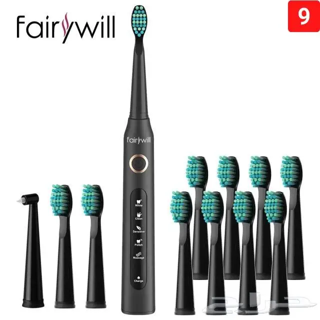 فرشاة أسنان بالماء كهربائية من Fairywill 8