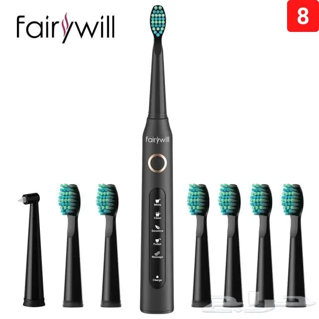 فرشاة أسنان بالماء كهربائية من Fairywill 7