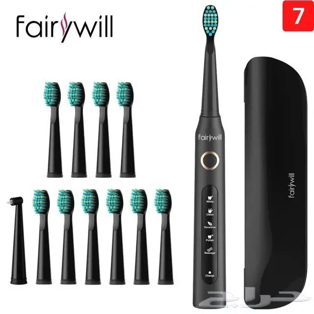 فرشاة أسنان بالماء كهربائية من Fairywill 6